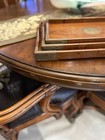 Set Chinese Old Or Antique Hardwood Nesting Trays 20th Century 