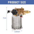 For Rmv2 5g30 Pressure Washer Pump Axial  2 5gpm 3000 Psi  3400 Rpm  3 4  Shaft