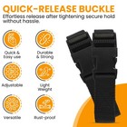 Harrier Hardware Utility Strap With Quick-release 6-pack  Black 72-inch