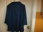Chef Works Women s  Navy Blue Chef Shirt Long Sleeve H Logo- Xl  new