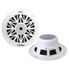 Pyle Plmrmb4cw Marine Bt Amp W kit  4x 6 5  200w Speakers W  Wire  white 