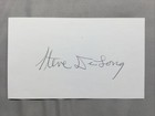 Steve Delong Signed Autographed Photo Index Card  3x5