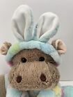 Dan Dee Collector s Choice 15  Hippo Easter Outfit Plush W  Stars Stuffed Animal