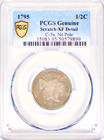 1795 Liberty Cap Flowing Hair Half Cent 1 2c - Pcgs Xf Detail  ef  - Rare Coin 