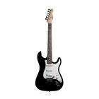 Ameritone  learn To Play  Double Cutaway Black Electric Guitar