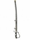 Antique Military Cavalry Saber Sword Engraved Blade Steel Scabbard 42    Vintage