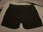 Women   s Just Be Black Shorts Size 1x Pull On Stretch Cuffed Casual