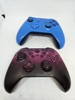 Pair Of 2 Official Microsoft Xbox One Wireless Controller 1708 Blue And Purple