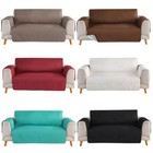 Quilted Sofa Seat Cover Waterproof Slipcover Pet Kids Protector Mat Anti-slip