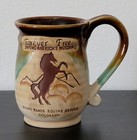 Forever Free Colorado Equine Rescue Coffee Mug America s Mustang Pottery Cup Tea