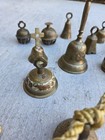 Antique Vintage Brass Bells Set 23 Total