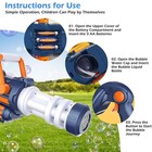 Bubble Machine With Music Light 7000 bubbles Per Minute Kids Birthday Wedding