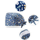 Doctor Nurse Cap Surgical Scrub Kitchen Cotton Hat With Sweatband Adjustable