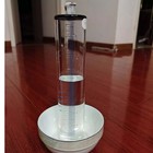Acrylic Cylinder Wide Flange Untapered 3mm Thick Wall For Male Penis Vacuum Pump