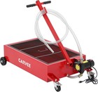 20 Gallon Electric Oil Drain Pan W  110v Pump   Hose Low Profile Oil Drain Cart