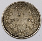 1858 Canadian 20 Cent Piece - Nice Original Coin