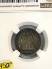 1875-p 20 Cent Piece Seated Liberty Graded Ngc Au Details - Graffiti 