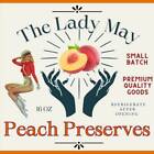 Southern Peach Preserves  16oz  Premium Quality Goods By The Lady May