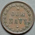 1863 241 338a Patriotic Civil War Token  our Navy 