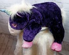 Vintage Dan Dee Collectors Choice Large Purple pink Unicorn Plush