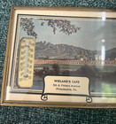 Cool  Vintage Advertisement  wieland s Cafe  Thermometer 1947