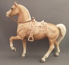 Vintage Breyer Cheyenne Western Prancer Palomino Chain Reins Snap On Saddle Nice