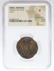 Tiberius Ae27 Roman Provincial Antioch Bronze Coin 14-37 Ad Ngc F