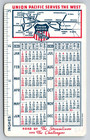 Zion Bryce Canyon 1936 Calendar Union Pacific Railroad Pocket Size Vintage