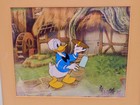 Vintage Walt Disney Donald Duck Animation Production Cel Framed Hand Done