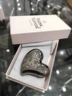Vivienne Westwood Orb Heart Lighter Electronic Gas Lighters Gunmetal With Box