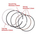 4x Std 67mm Piston Rings For Kawasaki Ninja Zx-6r 2007-23 Zx-6r Abs 07-08 13-23