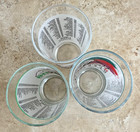 Vintage Kentucky Derby Glasses Set 117 118 119  1991-1993  Churchill Downs Horse