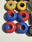 Vintage Skateboard Parts Lot Trucks Wheels Risers Hardware Gullwing Cal 7 Psycho