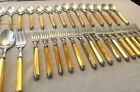Eme Italy Linea Perlato 18 10 Acrylic Flatware -- Set Of 41 Pieces