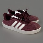Adidas Adi-ease Sneakers Mens Size 9 Burgundy White Shoes Skateboarding Skate