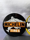 Michelin Tires   Stock Vintage  Heavy Metal Sign Set Of 2     30 Cm   11 8   