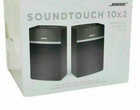 Bose Soundtouch 10 Wi-fi Speakers - 2 Pieces  Black - Nib 