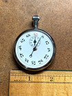 Vintage Gallet Swiss 7 Jewel Mechanical Stopwatch Porcelain Dial Parts Repair