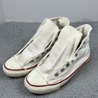 Vtg Converse All Star Chuck Taylor Sneakers Made In Usa Men   s Size 5 White Shoes