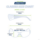 12 144 Pair Jorestech Clear Smoke Uv Lens Lot Safety Glasses Bulk New