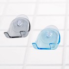  2pcs Wall Razor Holder Plastic Shaver Holder With Strong Suction Cup Razor Rack