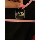 The North Face Black   Gray Fleece Jacket With Red Trim