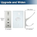Self Adhesive Towel Hooks  Extra Strong 13lb  Stainless 4 Pack Brushed Nickel