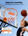 Vevor Basketball Rim Replacement Outdoor Heavy Duty Hanging Flex Hoop Net