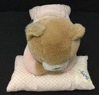 Vtg Eden Pink Teddy Bear Pillow Baby Plush Musical Music Wind Up Sleeping 10 