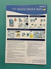 2023 Alaska Airlines Safety Card--737-max8 9