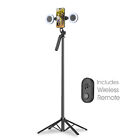 68  Extendable Selfie Tripod Phone Camera Stand 360   Rotation With Lights Remote