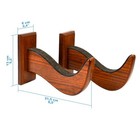 Teslyar Surfboard Wall Mount     Wooden Surfboard Rack For Wall Storage     Solid   