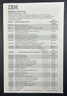 Lot 1984 1985 Ibm Employee Price List   Assorted Ibm Portable Pc pc Jr Papers