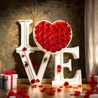 50 Pack Red Roses Artificial Flowers Bulk  3 Inch Silk Fake Roses Without Stem